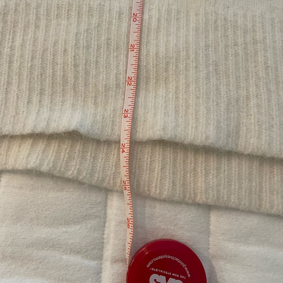 Angora Cream Poncho - Picture 9 of 9